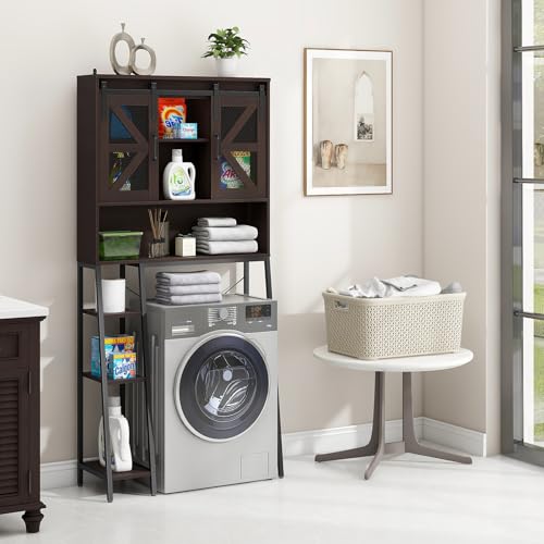 Over The Toilet Storage Cabinet with Open Shelf