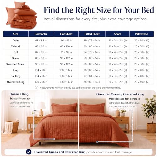 Oversized King Comforter Set 120x98 7