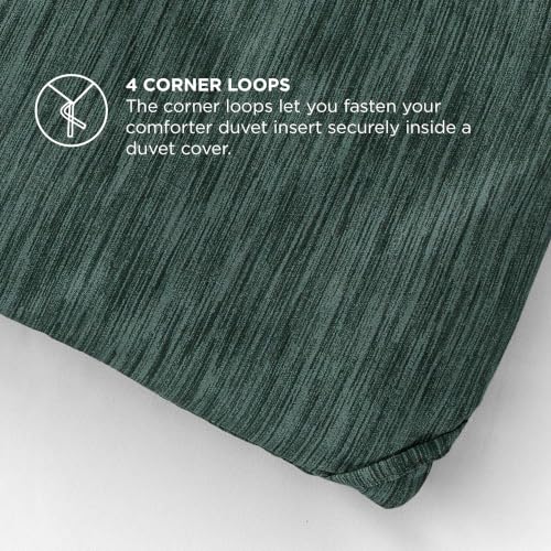 Dark Green Queen Comforter Set