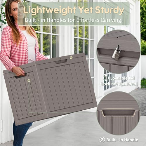 45 Gallon Outdoor Storage Box