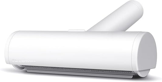 MoonRoller, Pet Hair Removal Tool with Detachable Handle and Cleaning Scraper, Reusable Cat and Dog Hair Remover for Couch, Carpet, Furniture, Car, Bedding, Blanket, Rug, and More