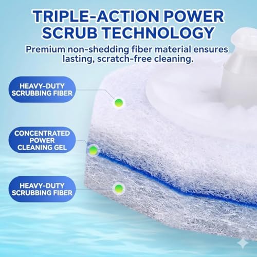 20pcs Disposable Toilet Brush Refills (20 Count)