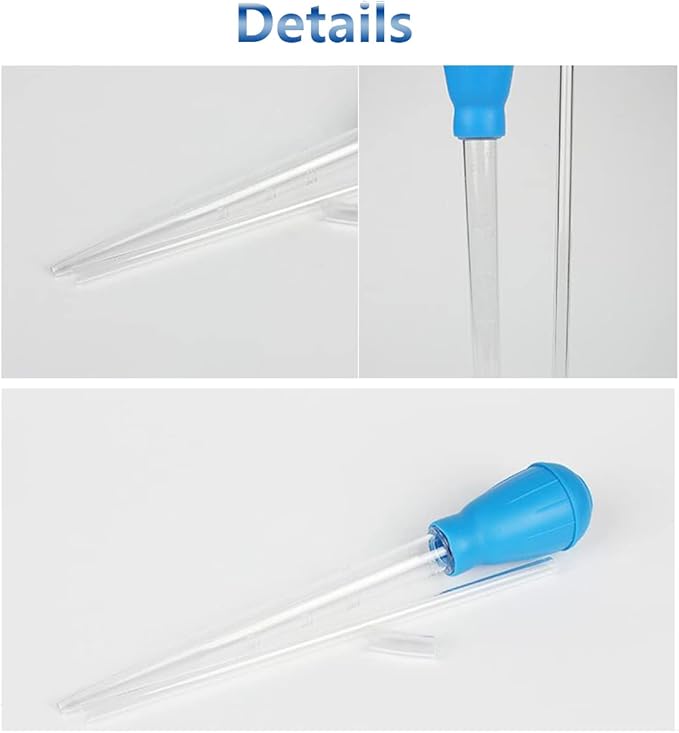 Fish Tank Cleaning Tools, Mini Manual Fish Tank Water Changer Aquarium Dropper,Extendable Fish Tank Cleaning Waste Remover, for Fish Tank(45cm/1Pcs)