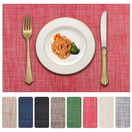 Vinyl Placemats Set of 8 (4 Count)