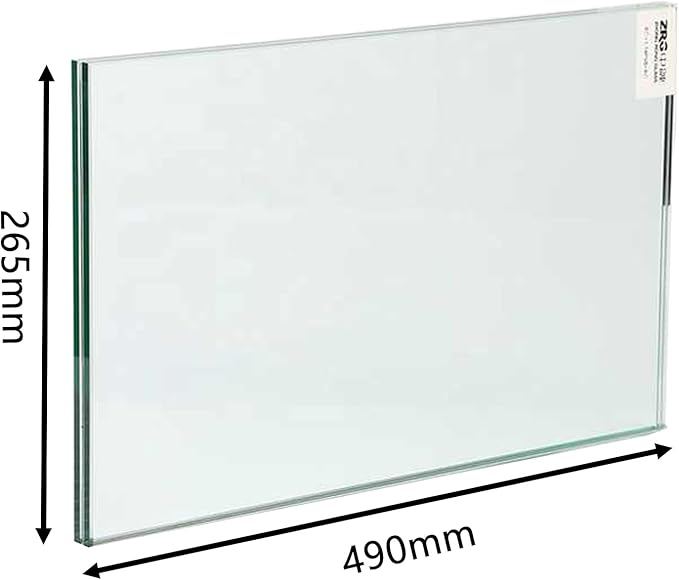 40x16x16 Inch Toxirium Terrarium Tempered Glass Replacement Doors - Left & Right Panels, 2-Pack - Safe, Ideal Fit for Reptile Enclosures