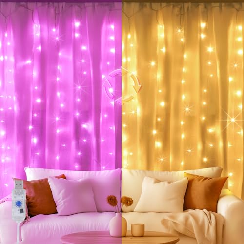 Color Changing Curtain Lights