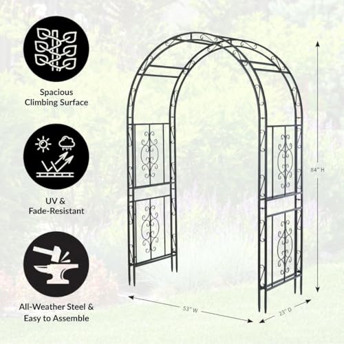Arch Metal Outdoor Garden Arbor