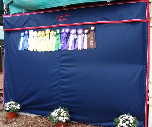 Stall Drapes, Horse Show Stall Drapes, Drapes for Stalls, Stall Drapes for Horses, Custom Stall Drapes, Embroidered Stall Drapes, Custom Stall Drapes for Horse Shows