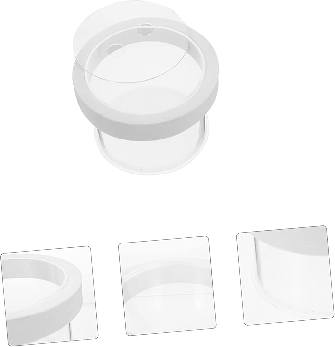 Fish Tank Breeder Box Removable Cover Floating Isolation Tank for Fry and Young Fish Lightweight Acrylic Aquarium Hatching Incubator for