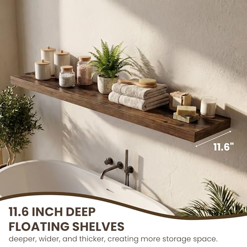 36 Inch Floating Shelves for Wall Set of 2
