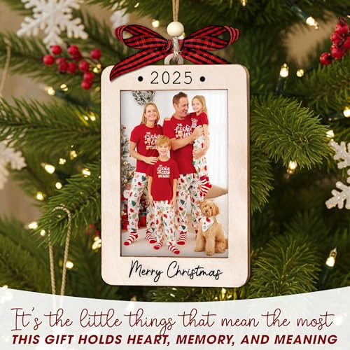 2025 Christmas Ornament Picture Frame