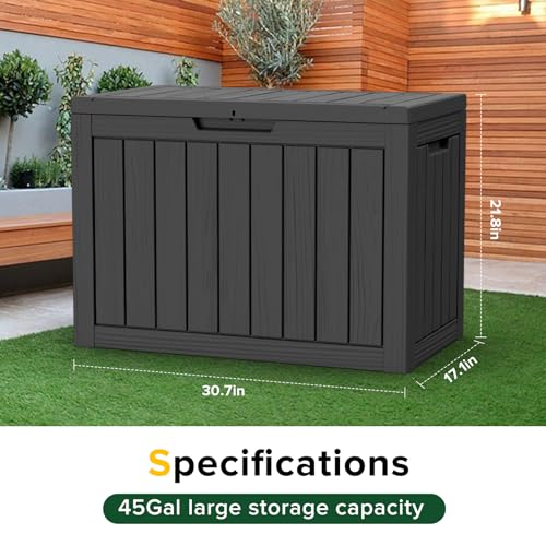 46 Gallon Resin Deck Box