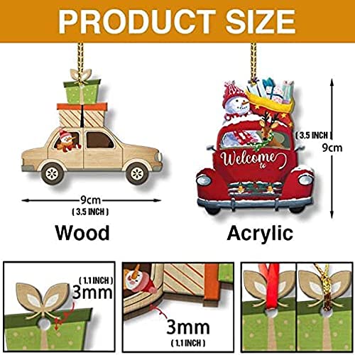 Red Boston Terrier Dog Christmas Ornament