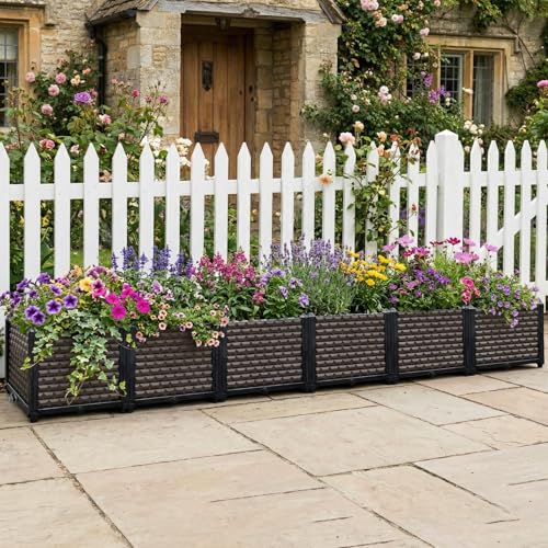 Large Planters for Outdoor Plants 14" Tall Planter Box