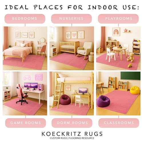 Soft & Colorful 12' x 15' Kids Classroom Area Rug