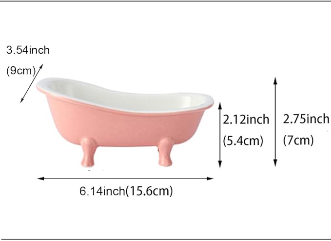 Small Animal Hamster Sand Bathtub, Bird Bathroom, Ice Accessories Cage Toys, Ceramic Relax Habitat House, Sleep Pad Nest for Hamster, Food Bowl for Guinea Pigs/Squirrel/Chinchilla