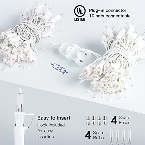 Warm White Christmas Mini Lights (50 Count)