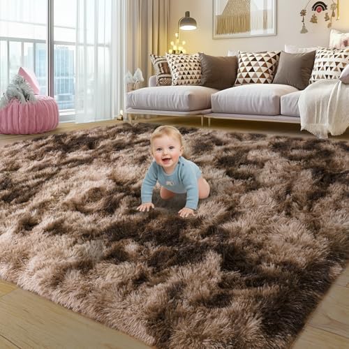 Fluffy Plush Shag Rug 5x7