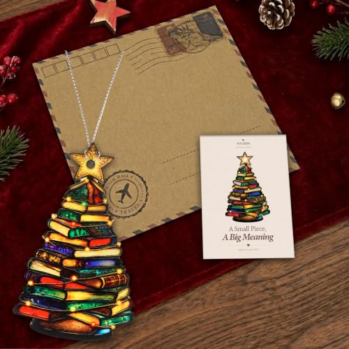 Book Christmas Ornament