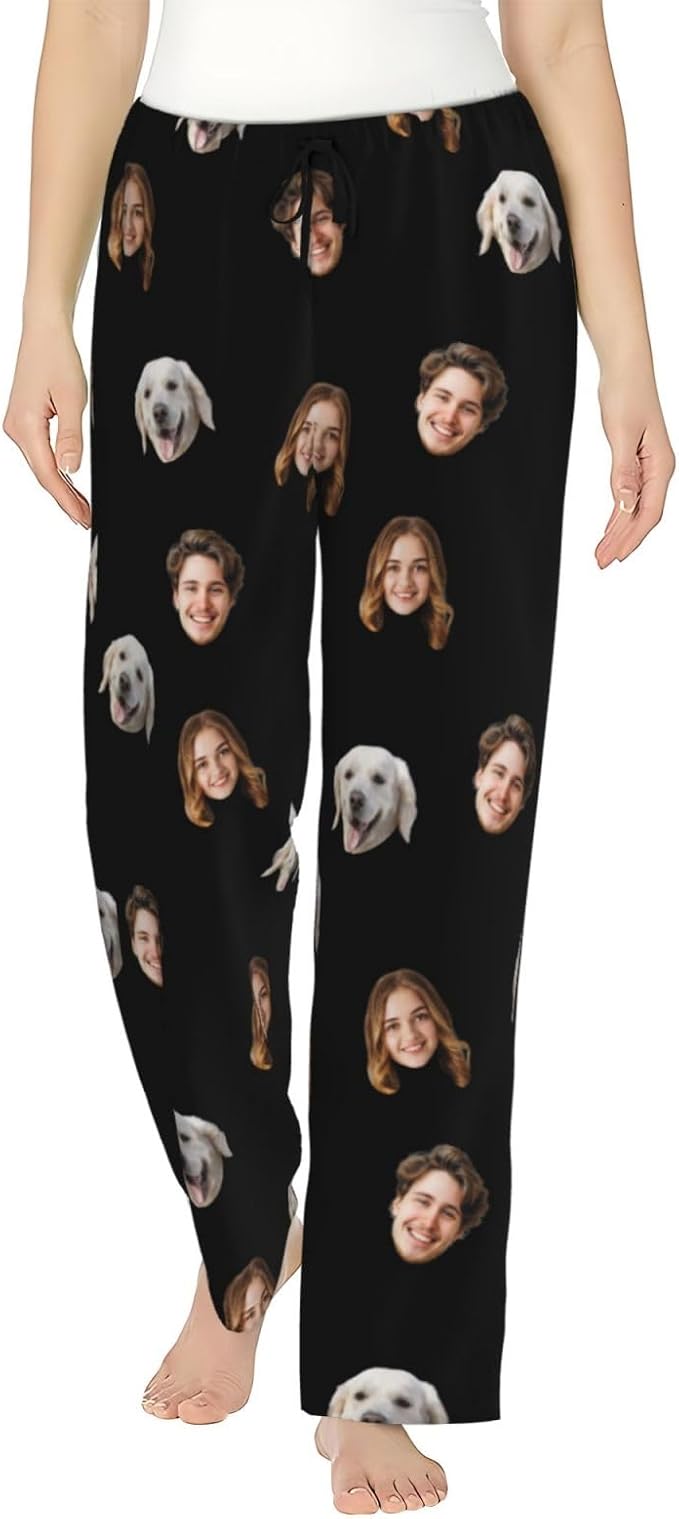 Personalized Pajama Pants For Men Women Custom Pajama Pants With Face Custom Face Pajamas Funny Customized Gifts