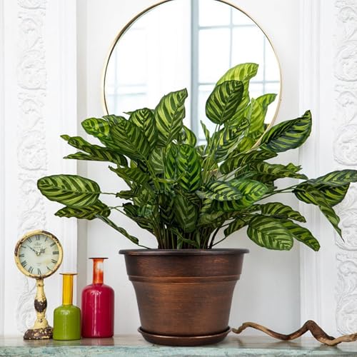 10 Inch Planters Plant Pots Indoor Outdoor (4 Count)