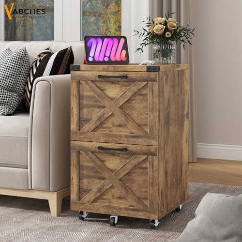 Farmhouse File Cabinet with 2 Drawers