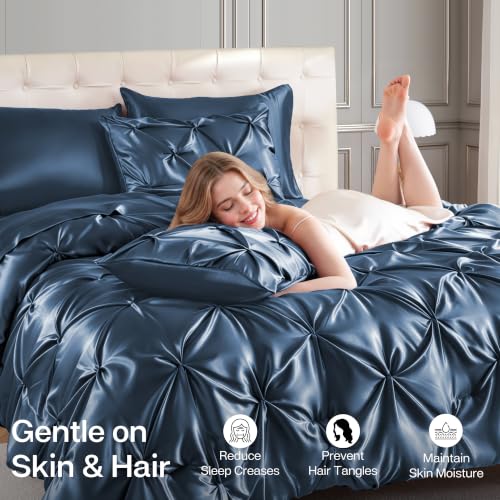 Satin King Size Comforter Set