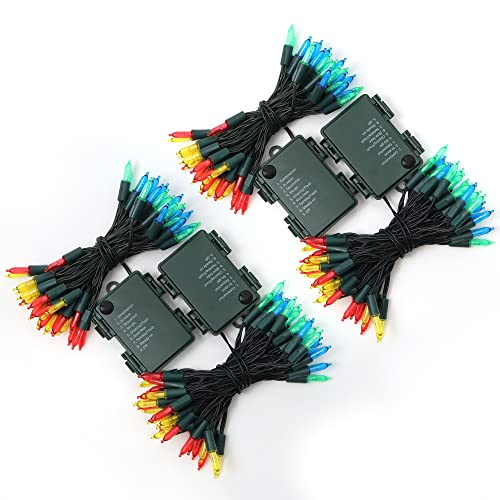 4 Pack 50LED Outdoor Christmas Lights (4 Count)