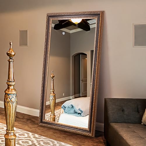 60.5" X 31" Vintage Full Length Bedroom Mirror
