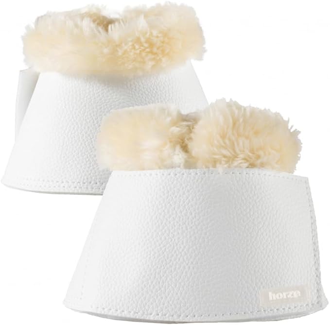 HORZE Signature Bell Boots - White - XXL