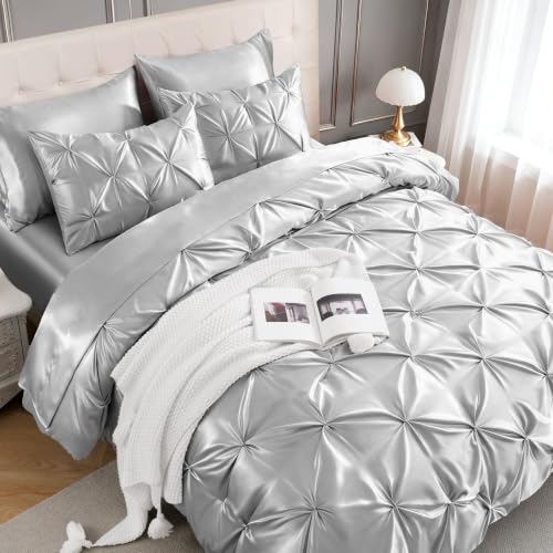 Satin King Size Comforter Set