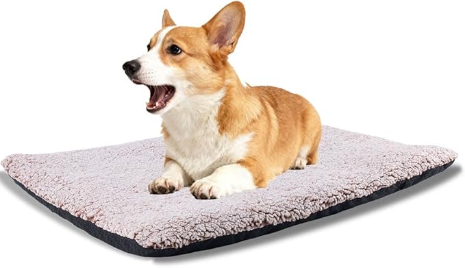 heated cat bed Self Warming Cat Bed Self Heating Cat Dog Mat Advanced Extra Warm Thermal Pet Pad for Indoor Outdoor Pets with Removable Cover Non-Slip Bottom Washable Non Electric brown 23.6*35.4inch