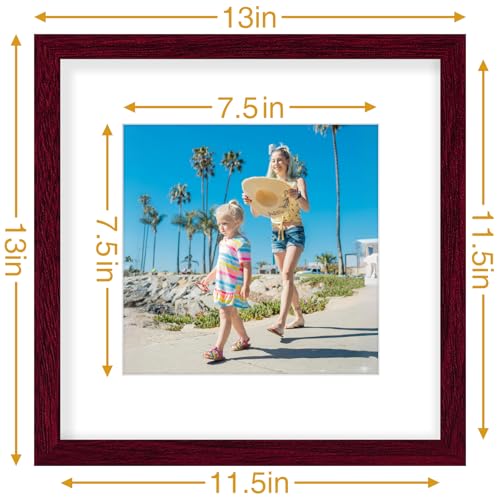 12x12 Picture Frames Set of 9 for Wall Mounting (9 Count)