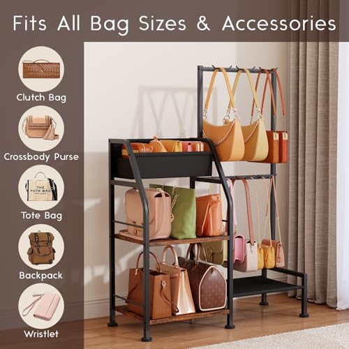 Purse Organizer for Closet