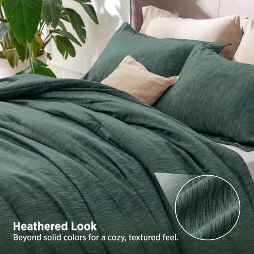Dark Green Cal King Comforter Set
