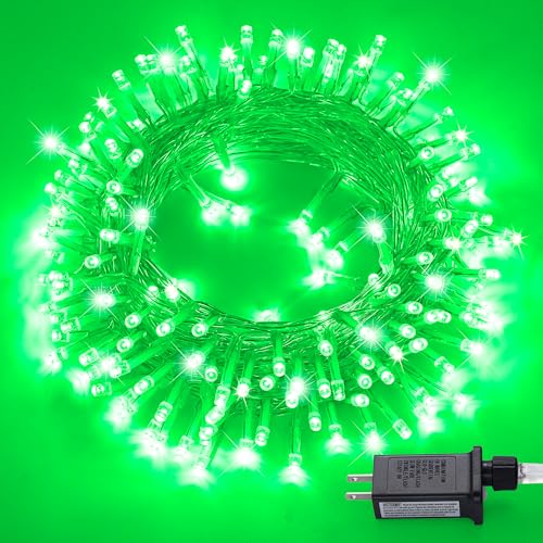 150 LED Green Christmas Lights Indoor (59 Foot)