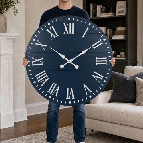 35.5" Large Wall Clock