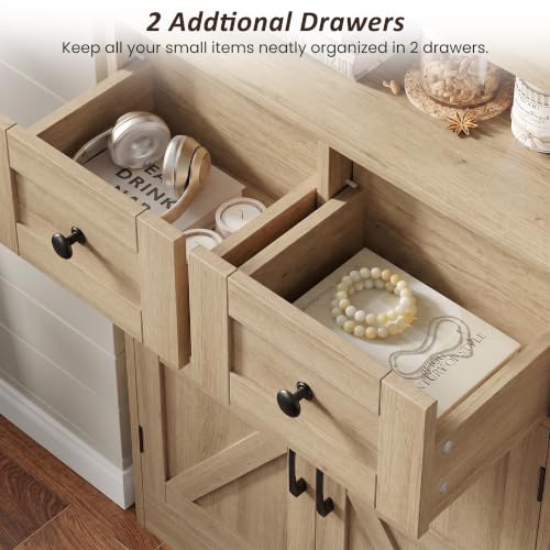 Farmhouse Accent Storage Cabinet with Drawers