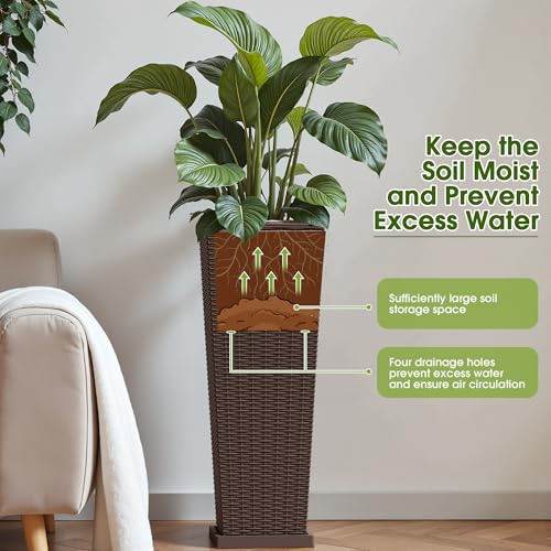 Resin 32'' Tall Planters