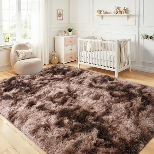 Fluffy Plush Shag Rug 5x7