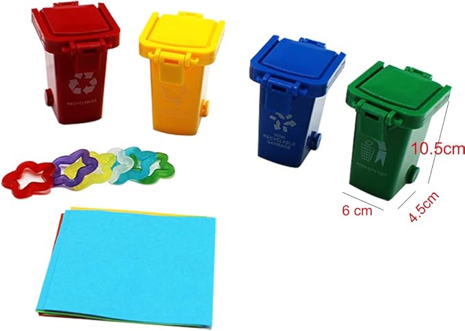 QBLEEV Conure Toys, Color Sorting Bin Bird Toys, Teaching Tool Box Parrot Toys, Trick Prop Training Education Interactive Toys for Cockatiel Quaker Lovebirds