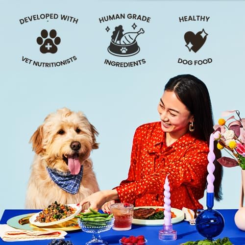 The Pets Table Human-Grade Variety Pack Fresh Dog Food, Dog Food Topper or Complete Meal, 9 Count of 32 to 36-oz Pouches, 19lbs