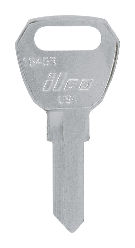 HILLMAN Traditional Key Automotive Key Blank Double For Fulton Silver 86761, Pack of 10