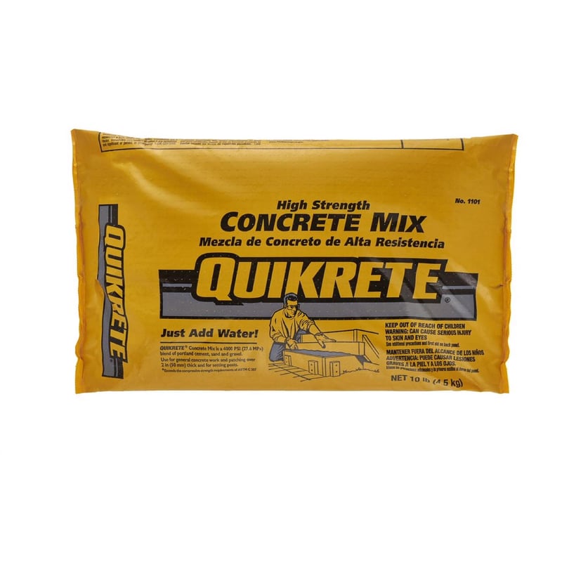 Quikrete Concrete Mix 10 lb 110110, Pack of 6