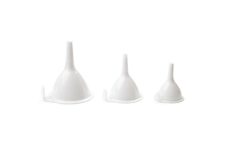 Fox Run White 4.5 in. H Plastic Funnel Set 5299