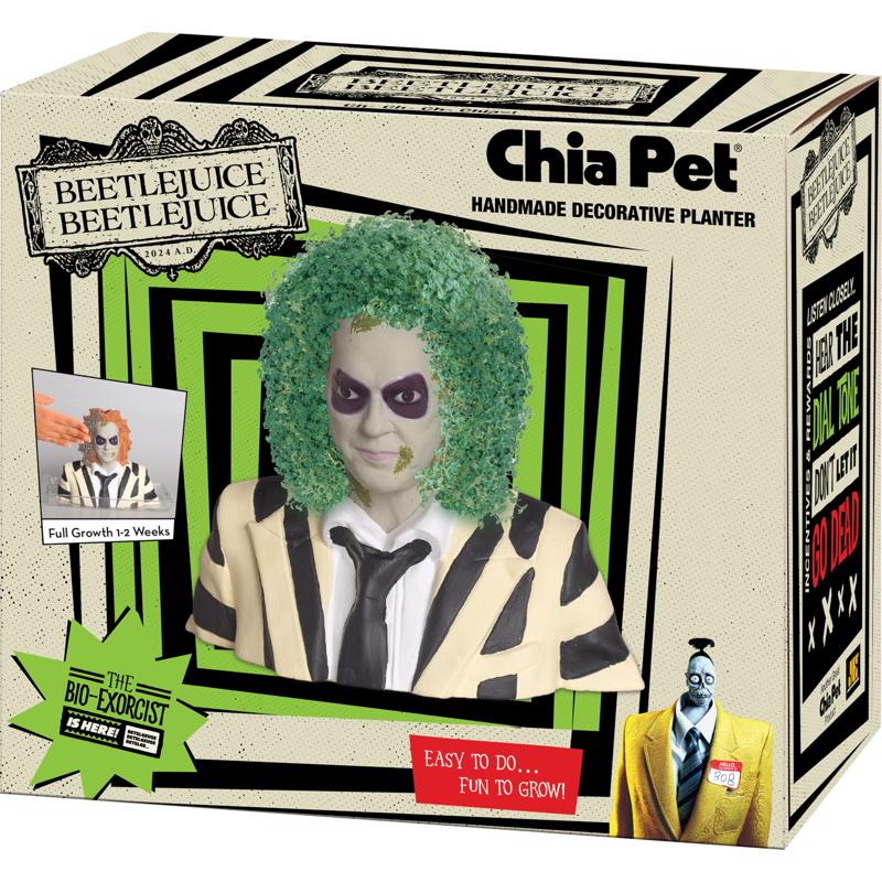 Chia Pet Beetlejuice Decorative Planter Clay 1 pk