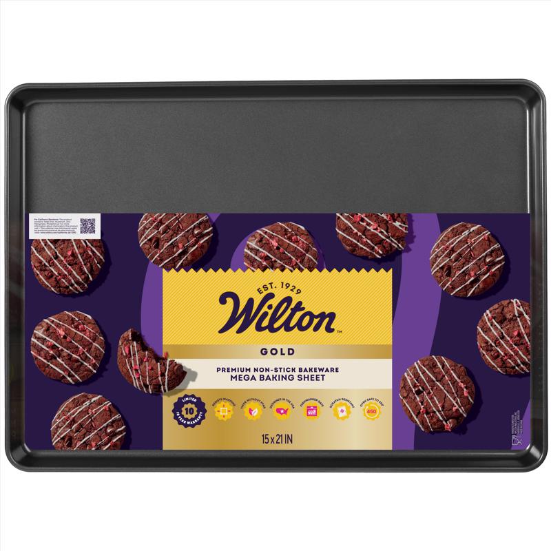 Wilton Gold 15 in. W X 21 in. L Mega Baking Sheet Gray 191011370 1 pc