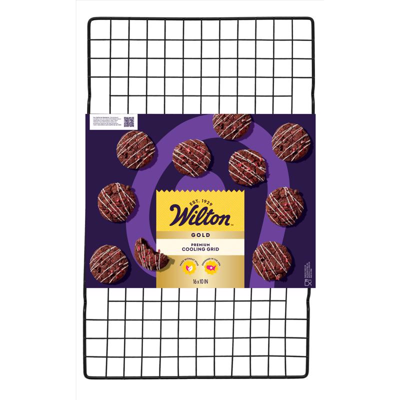 Wilton 10 in. W X 16 in. L Cooling Rack Black 191003003 1 pc