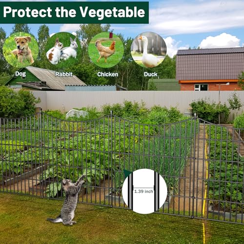 No Dig Dog Fence Outdoor for Yard (400 Sq Ft)