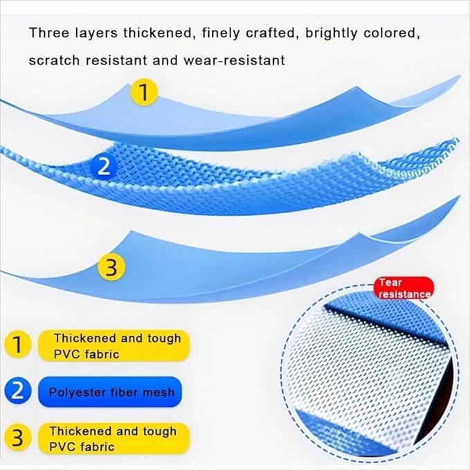 Above Ground Pond, Round Outdoor Fish Pond Pool with Durable Frame,Koi Pond Tank，Koi Fish Pond，PVC Fish Farming,for Store Up Water Irrigation(1350 L)